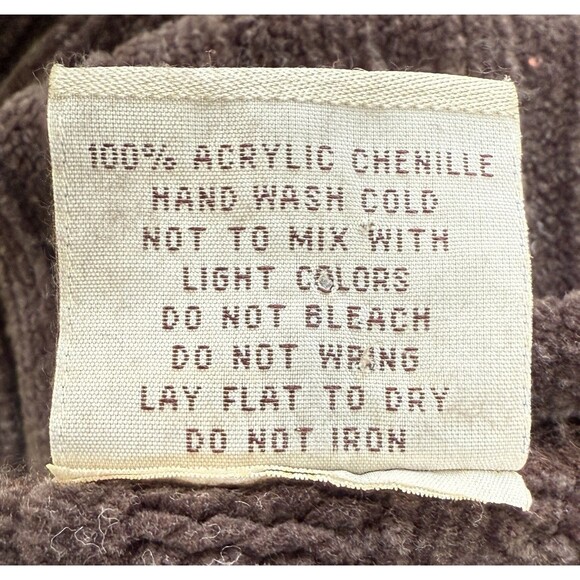 Vintage South Pole YK2 Ribbed Chenille Turtleneck Oversized Sweater Soft Cozy XL - Picture 6 of 9